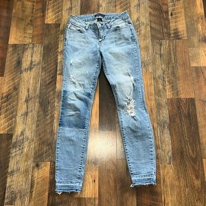 Cred NY Distressed Mid-Rise Jeans